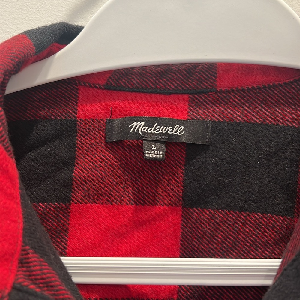 MADEWELL Flannel Button Up - Picture 2 of 5